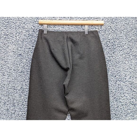 Via Masini 80 High Rise Pull On Pants Size 40 Knit Crop Tapered Stretch Gray - Picture 4 of 12